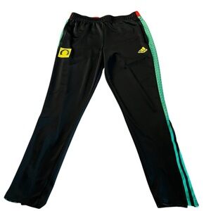 Adidas X Legos Black Joggers with Green LEGO Graphic Size Large